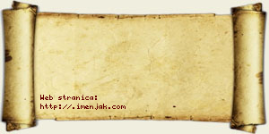 Hana Pujin vizit kartica